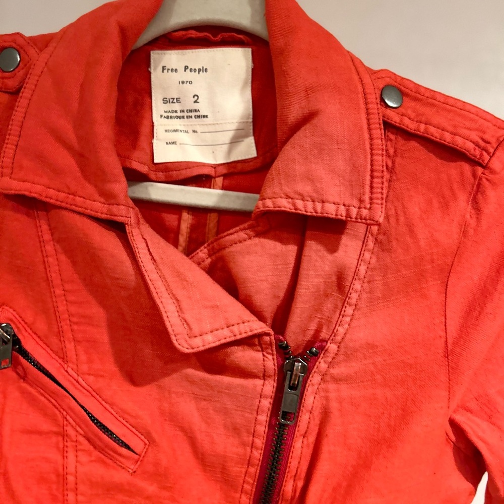 Free people blazer jacket new without tags
